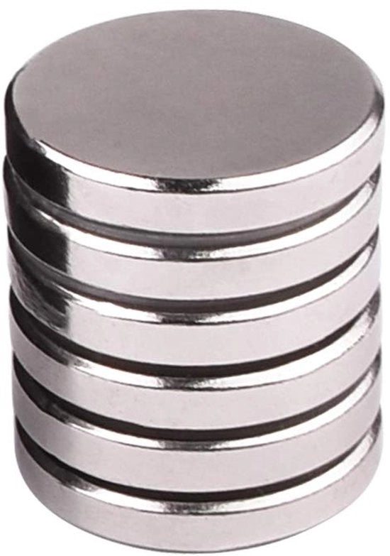 Magnetici neodymium adesivi, 30x5 mm | 6 pezzi. Magnetici forti adesivi per DIY, scienza, ufficio, cucina e magazzino.