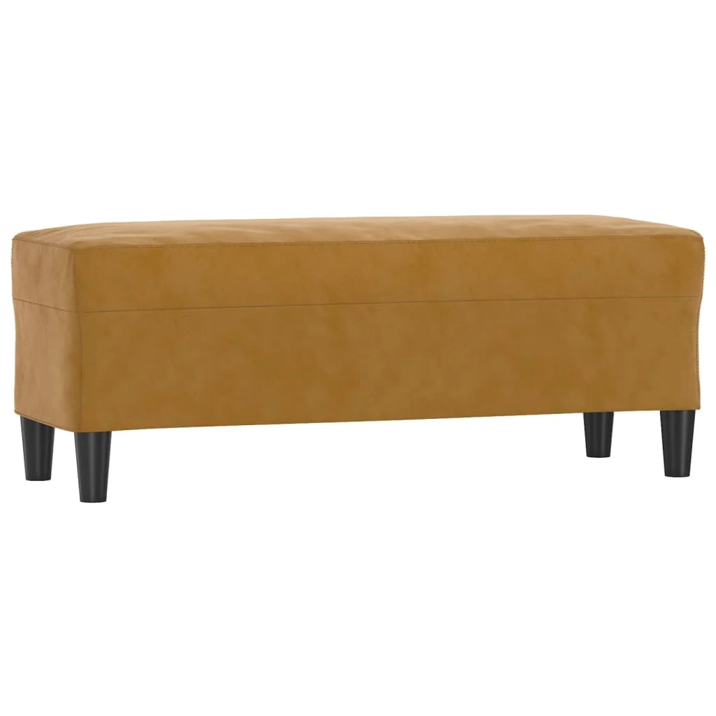 Panca/panca 100 x 35 x 41 cm velluto marrone 02_0010613