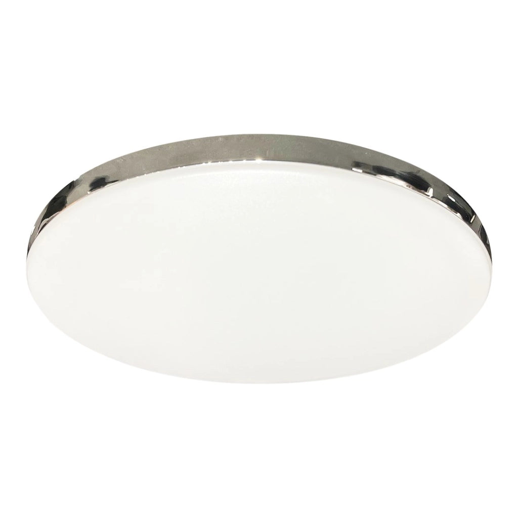 Plafoniera moderna cromata tonda Ø50 LED 36W 4000K