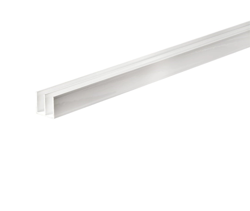 Profilo Canalino Doppio Da 1 Metro U Bianco 20X18X1 - Arcansas