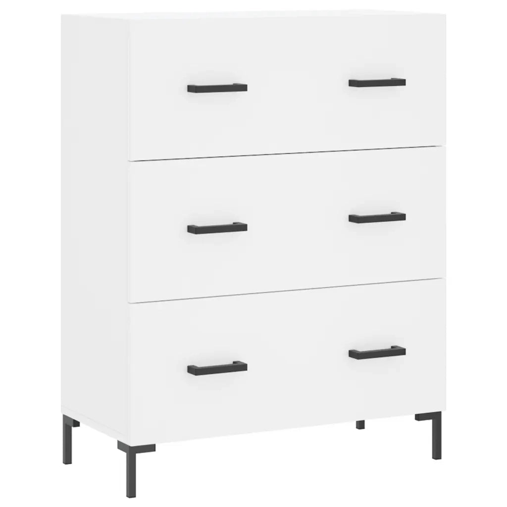 Credenza | Madia | Buffet da pranzo | Armadio da pranzo Bianca 69,5x34x90 cm in Legno Multistrato
