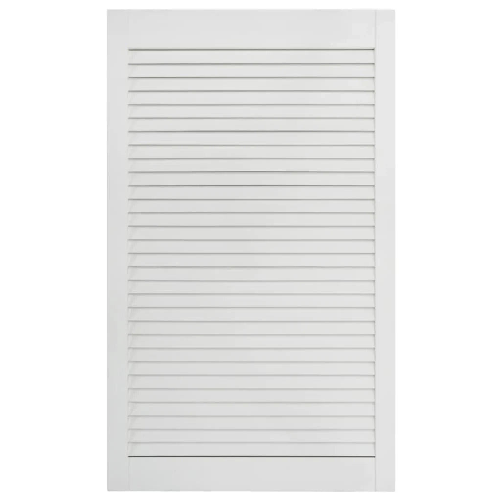 Porta a persiana 99,3 x 49,4 cm in legno massello di pino bianco 02_0003888