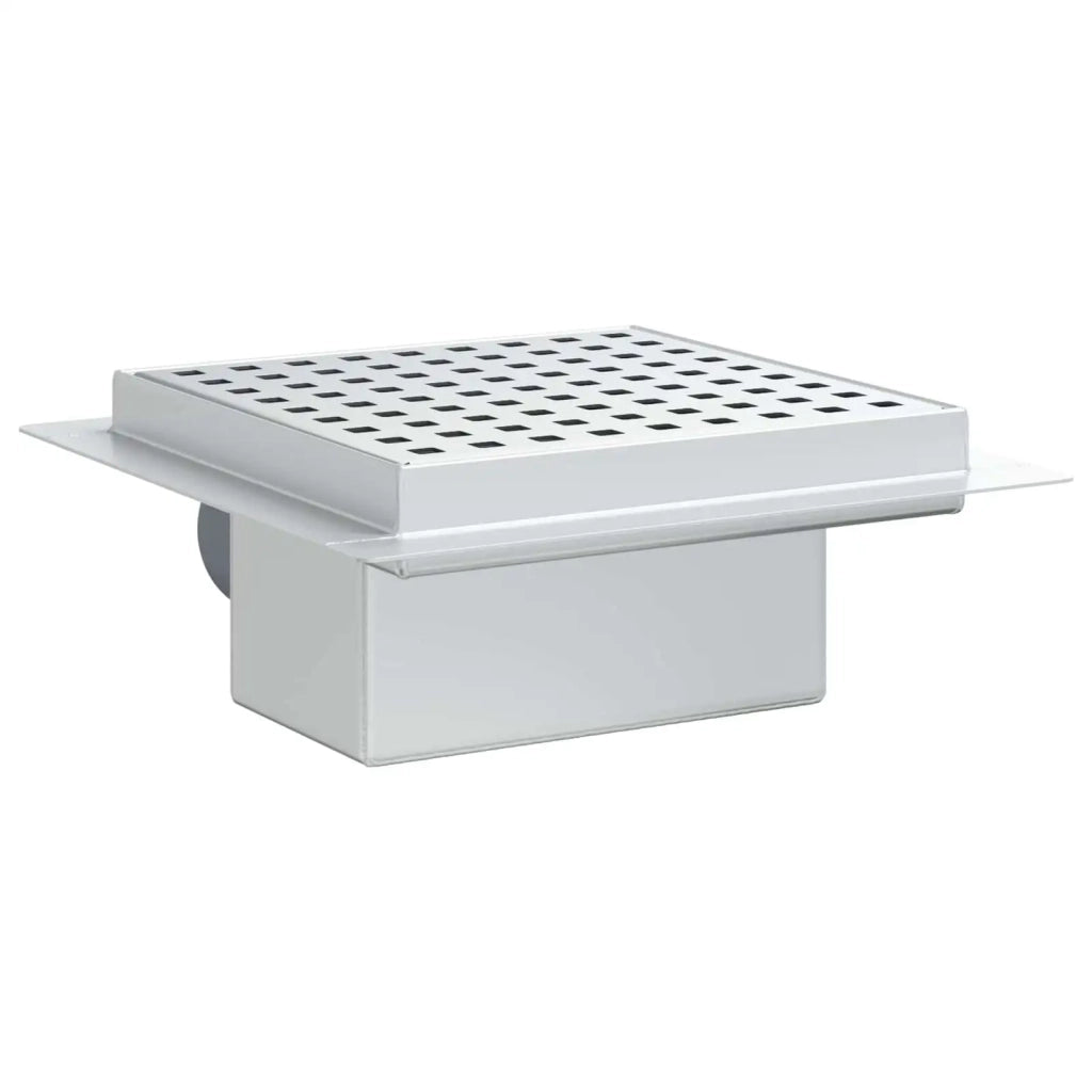 Scarico doccia a pois Argento 15 x 15 cm Acciaio Inox 304 42015934
