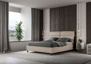 Letto Matrimoniale 160x200 cm Senza Rete Nandy Sabbia