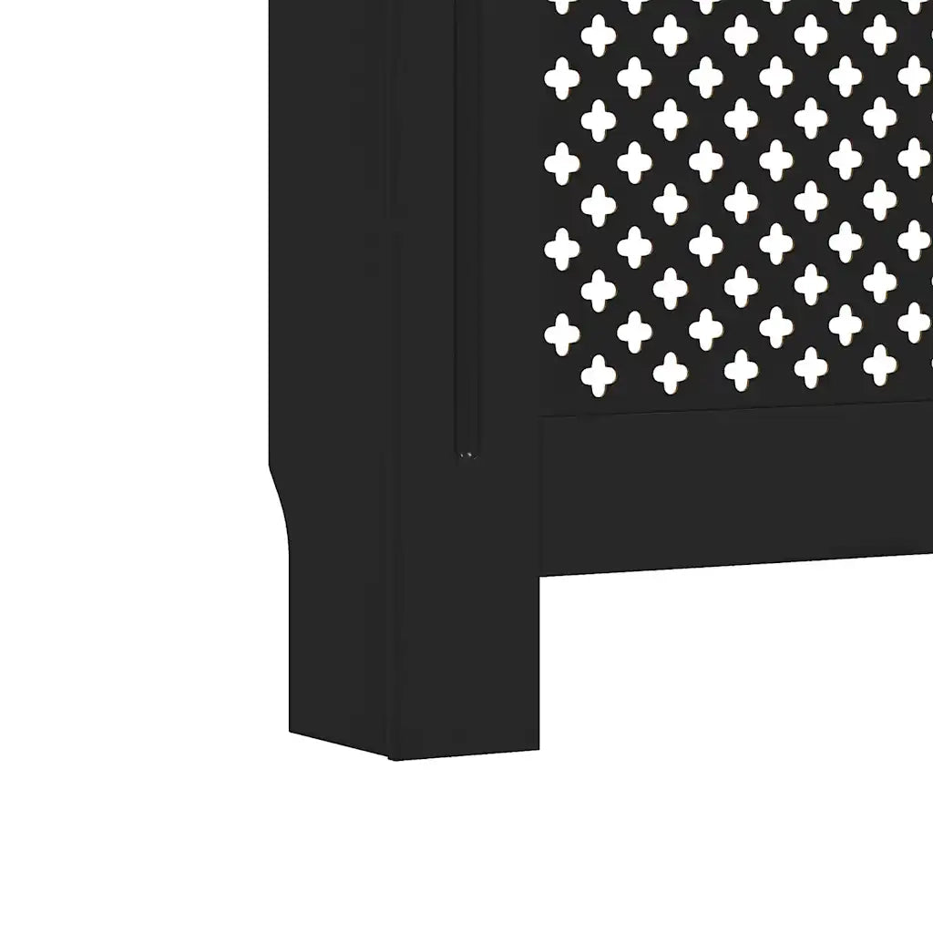Copertura per Radiatore Nera 152x19x81 cm in MDF cod mxl 76797