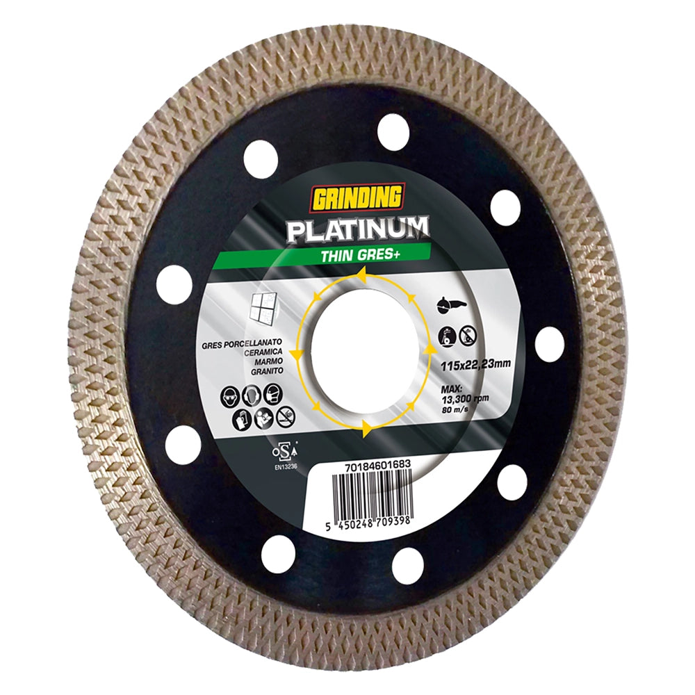 DISCO DIAMANTATO 'PLATINUM' ø 115 x 1,4  - GRINDING