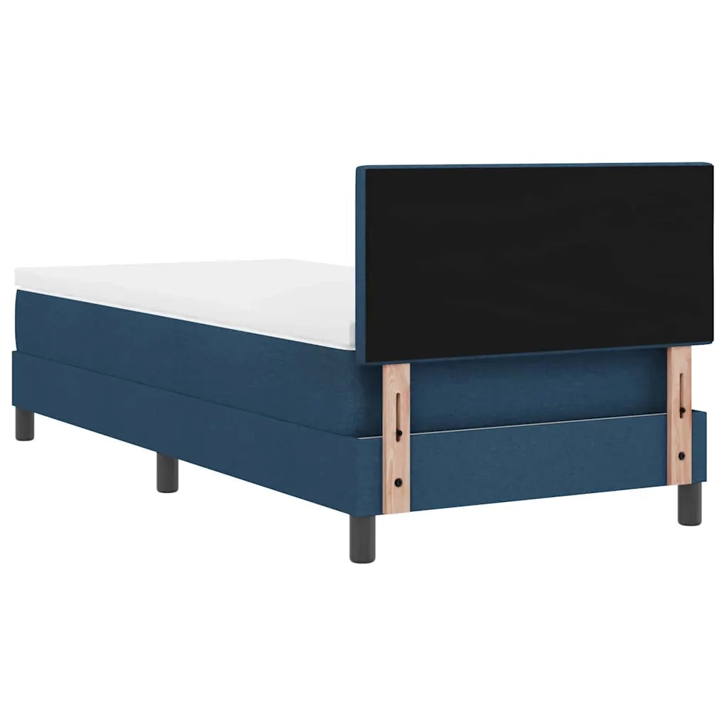 Letto a molle con materasso con led Blu 80 x 200 cm Tessuto 3342169