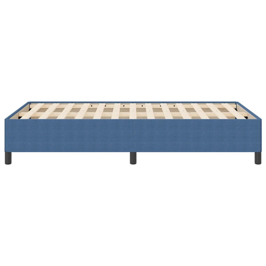 Letto a molle Blu 120 x 200 cm Tessuto in Cords 42006965