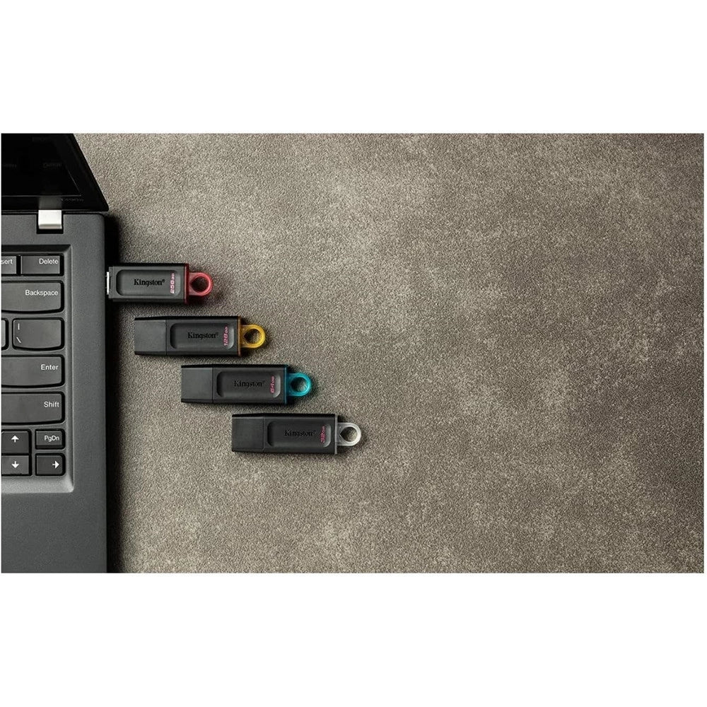 Trade Shop - Pendrive Datatraveler Exodia Dtx/128gb Usb 3.2 Con Cappuccio Anello Portachiavi -