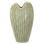 Vaso Decorativo VKH822, Verde, Ceramica, 27x14x46,5 cm