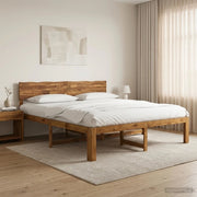 Letto matrimoniale con testiera ROSTOCK Naturale 180 x 200 cm 3405435