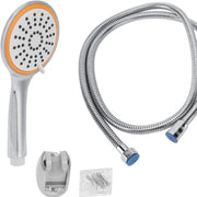 Trade Shop - Soffionee Doccia Universale Anticalcare Con 3 Funzioni Fissaggio A Parete Muro -