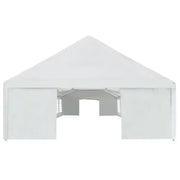 Tendone per Feste in PE 6x16 m Bianco 3051655