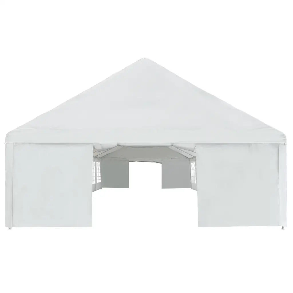 Tendone per Feste in PE 6x16 m Bianco 3051655