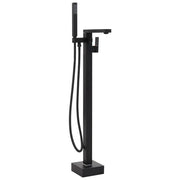 Rubinetto per vasca da bagno indipendente in acciaio inox 90 cm nero 02_0003480