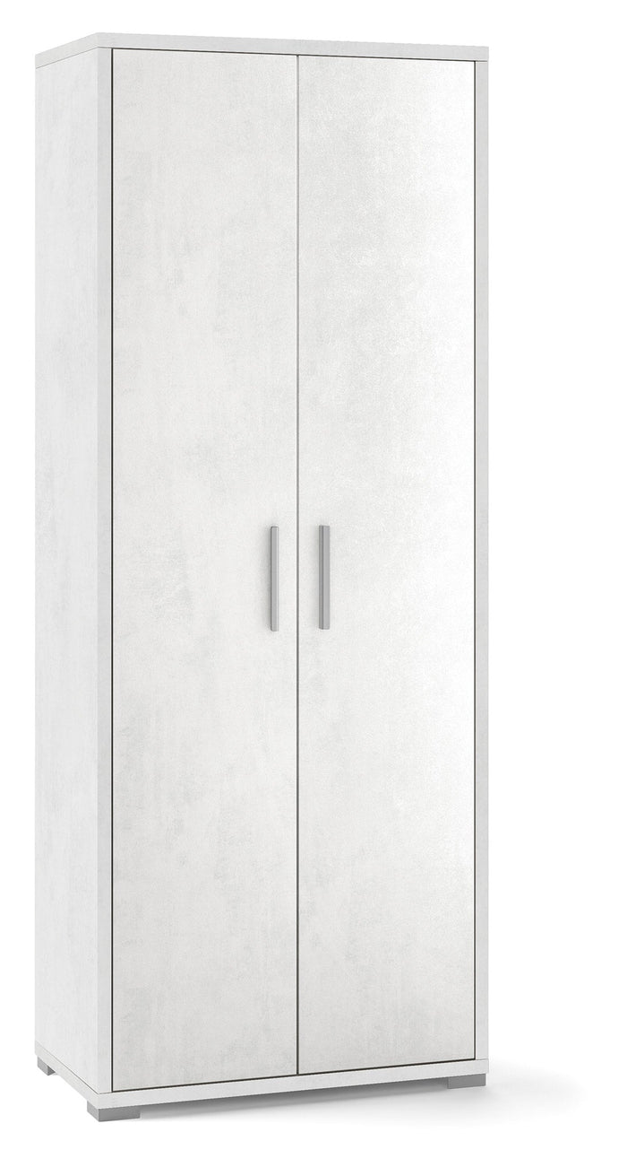 Mobile 2 Ante 71x182x41 cm Ossido Bianco