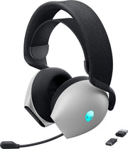 Alienware AW725H Auricolare Con cavo e senza cavo A Padiglione Gaming USB tipo-C Bluetooth Nero, Bianco