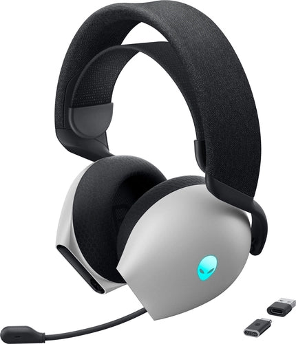 Alienware AW725H Auricolare Con cavo e senza cavo A Padiglione Gaming USB tipo-C Bluetooth Nero, Bianco