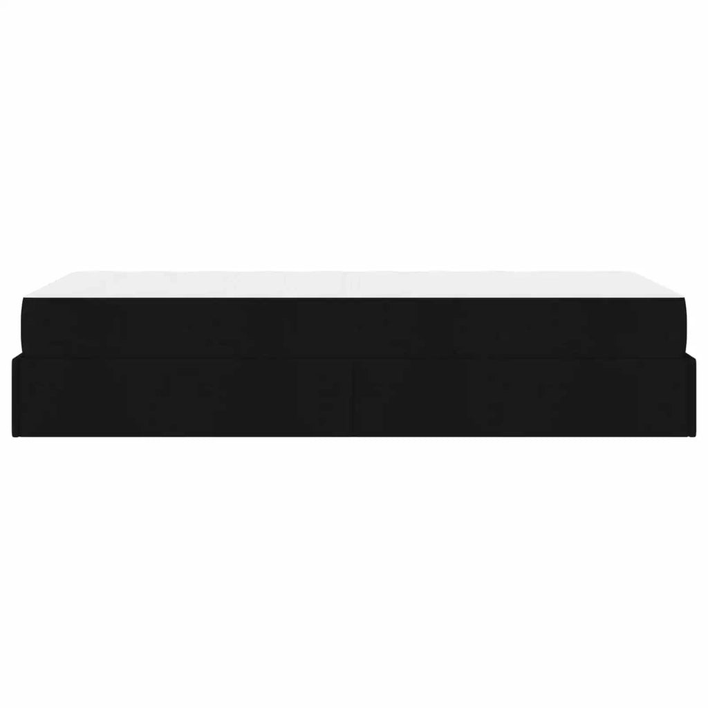 Struttura letto con materasso 2 pcs Nero Tessuto 3399454