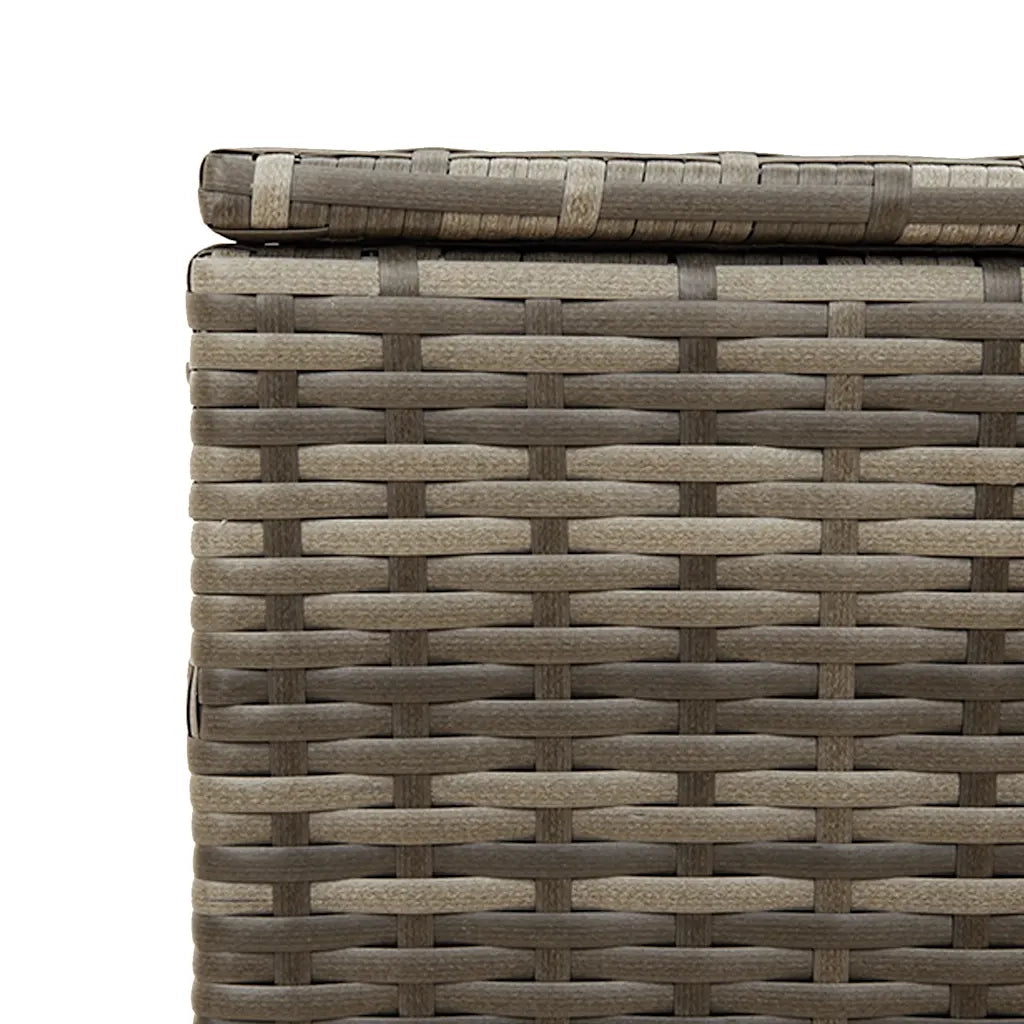 Contenitore da Giardino con Ruote Grigio 190L in Polyrattan CFW2445477