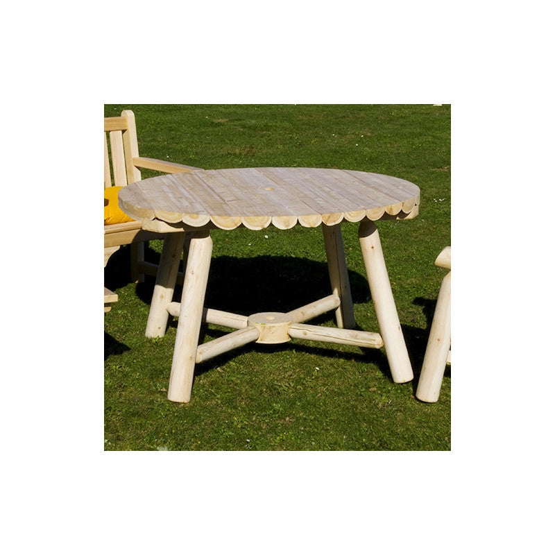 Table ronde parasol en cÃ¨dre
