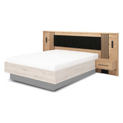 Cetraro, Comodino un Cassetto, 93.5x35x115.5h cm Marrone
