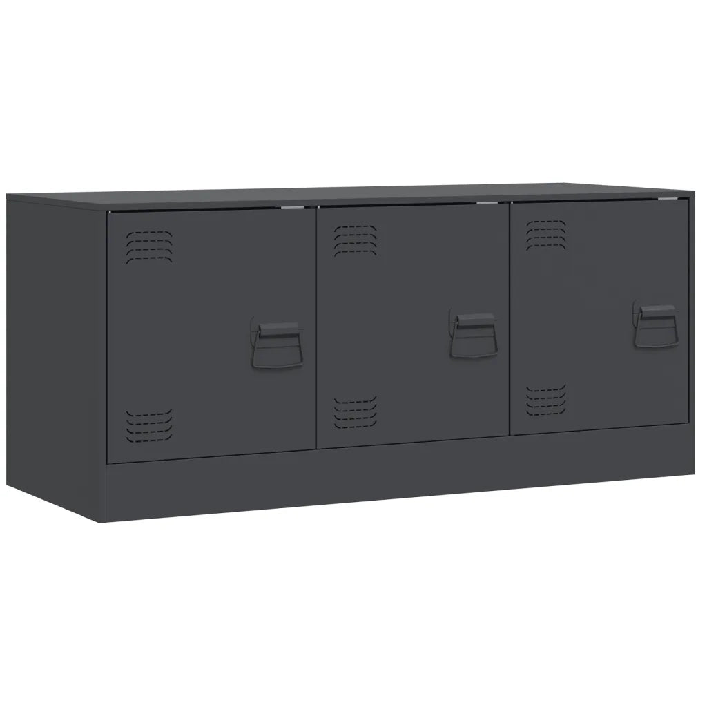 Mobile TV | Armadietto TV | Mobile Porta TV Antracite 99x39x44 cm in Acciaio
