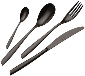 Servizio Set di Posate 24 Pezzi in Acciaio 18/10 PVD Eme Eleven Black