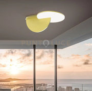 NOA-PL Plafoniera led 36W struttura in metallo ottone verniciato,diffusore satinato in acrilico, dimmerabile SDD 2800 - 5000k