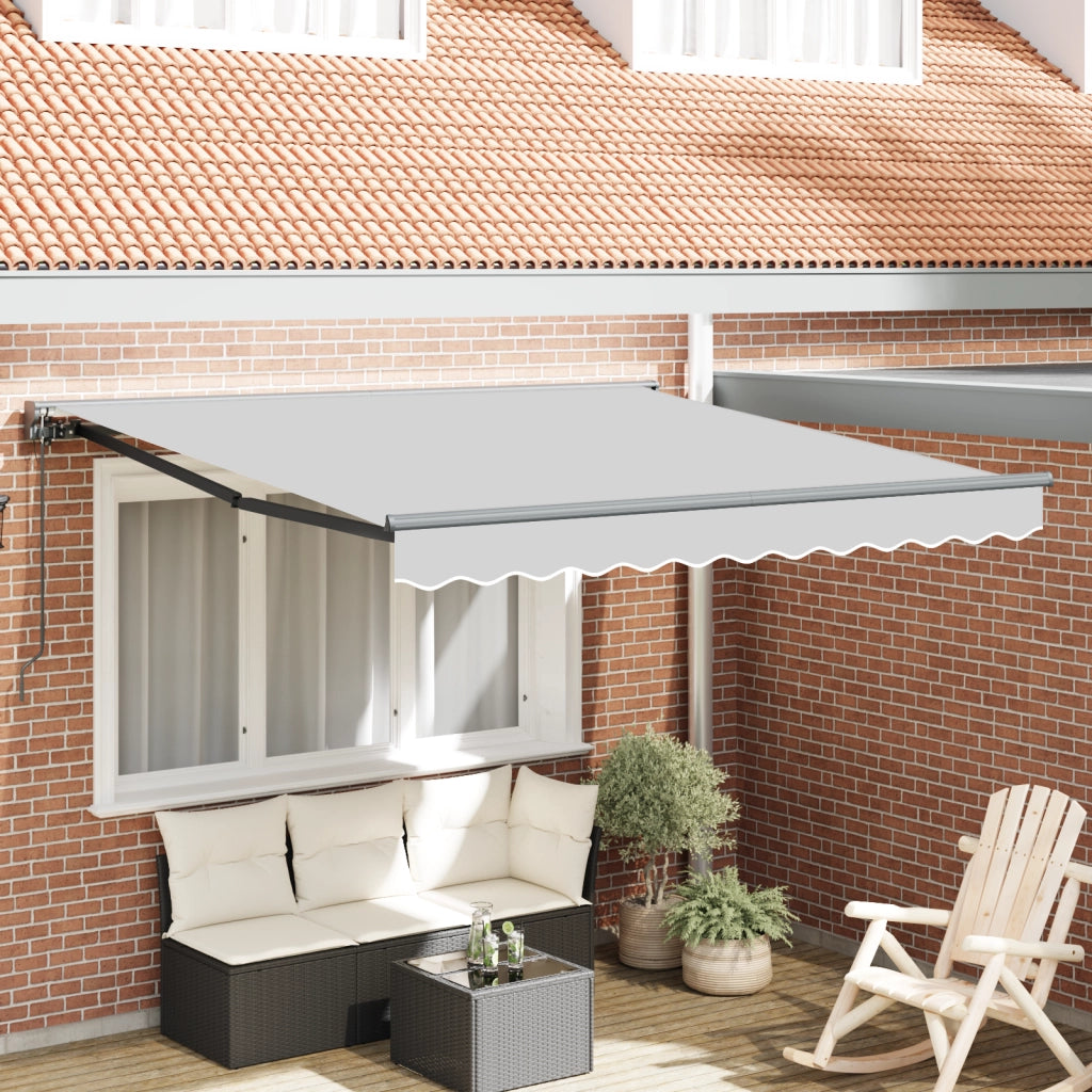 Struttura Tenda Elettrica Semi-Cassette Retrattile in Metallo