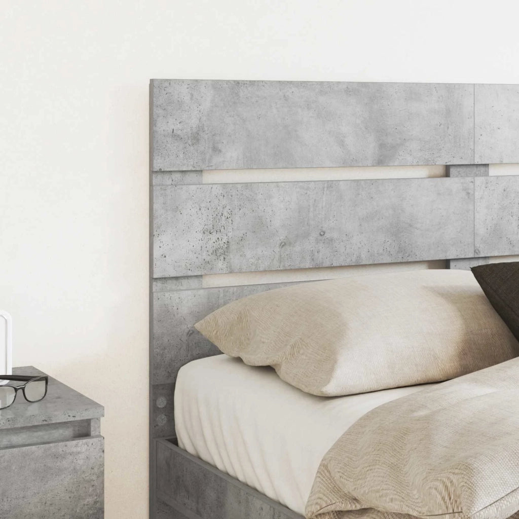 Testiera Grigio cemento Legno ingegnerizzato 887532