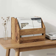 Scatola per album in vinile Legno di quercia 38 x 30 x 29 cm 8012822