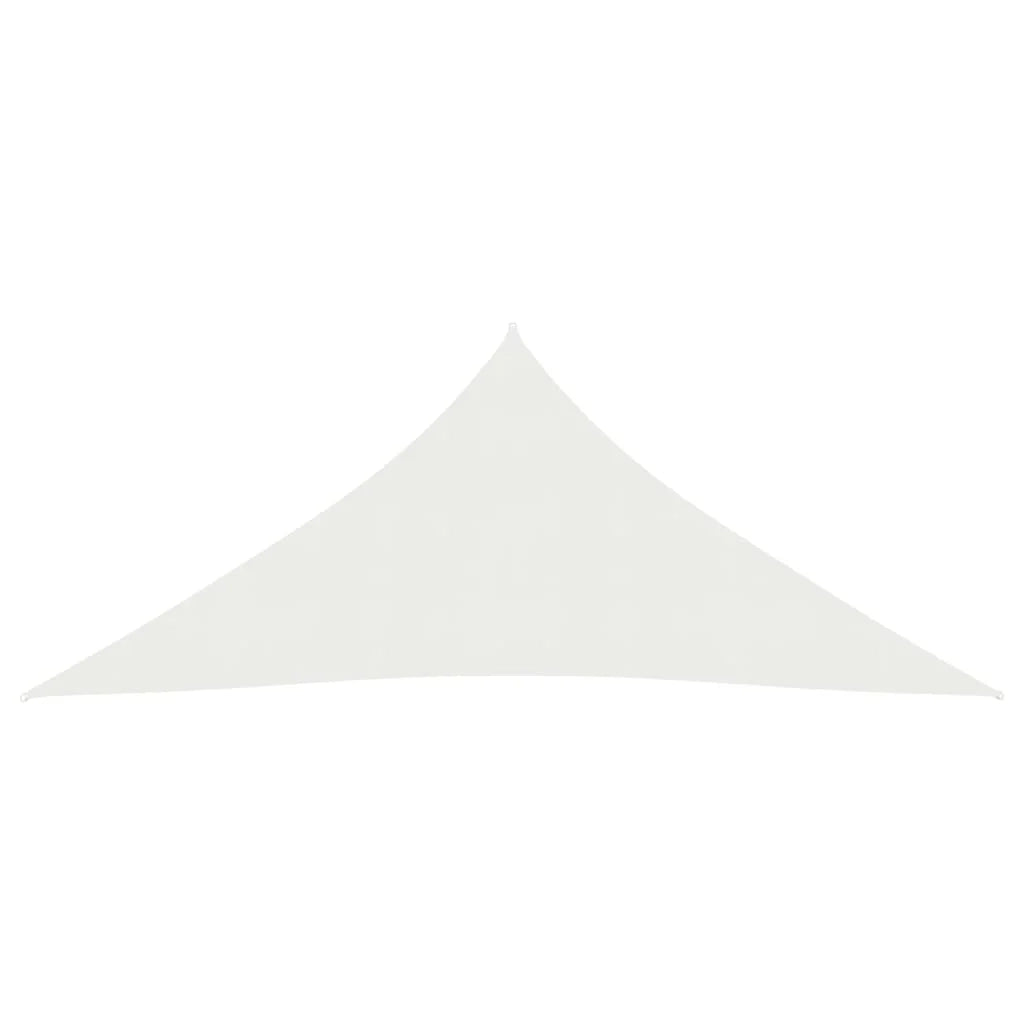 Vela ombreggiante/ombrellone 160 g/m² HDPE 5 x 6 x 6 m bianco 02_0009037