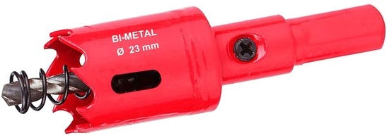 Taglierino HSS Bi-metallizzato - Snipper per Acciaio Inossidabile/Legno/PVC - 23 mm - Resistente allo Sfregamento - Denti Affilati - Adatto per Trapani Elettrici