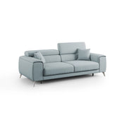 Fusion Divano con sedute allungabili in tessuto smacchiabile T05 215 cm carta da zucchero
