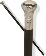 Stick da fondo naturale legno maniglia in ottone maniglia elegante stick 93 cm stick per camminatori