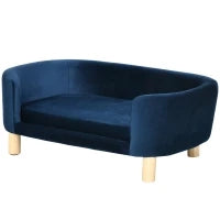 Cuccia per Cani da Interni, Divano per Gatti o Cani di Taglia Piccola Max. 10kg, Blu