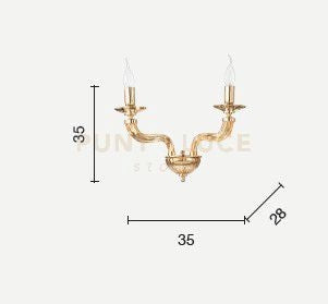 APPLIQUE VILLA 2 LUCI FUME' E CROMO ATTACCO E14