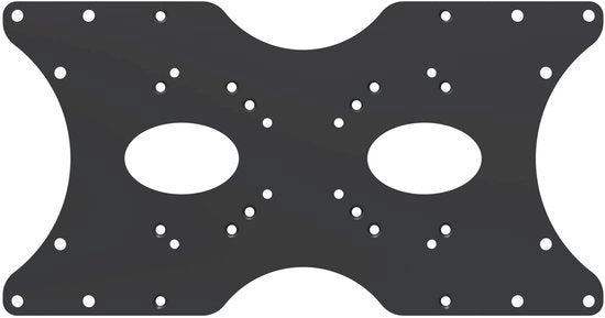 Adattatore VESA universale, compatibile con VESA 50x50 a 400x200, singolo, nero.