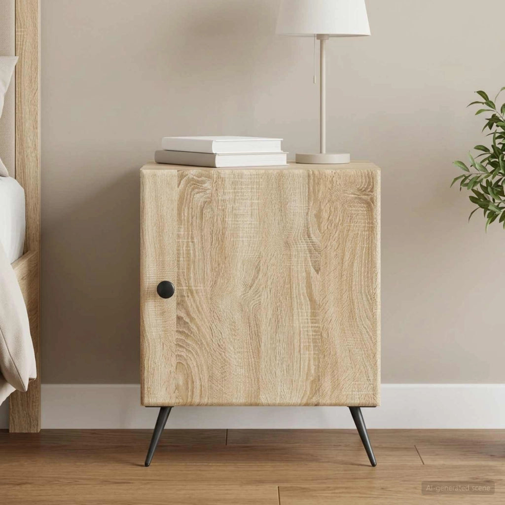 Armadio da Notte Rovere Sonoma 43 x 34,5 x 50 cm 895489