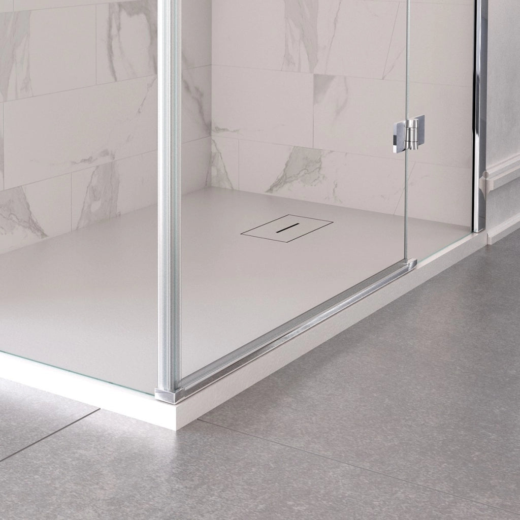 Box doccia due lati battenti 8 mm h195 anticalcare regina, misura 90x100