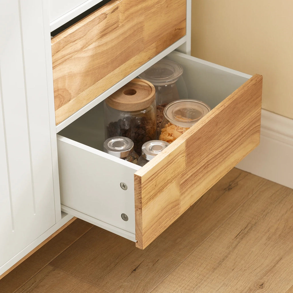 Credenza Mobile da cucina Armadio cucina Mobile da ingresso Buffet Mobile laterale credenza bassa Mobile TV 120x40x90m FSB75-WN SoBuy