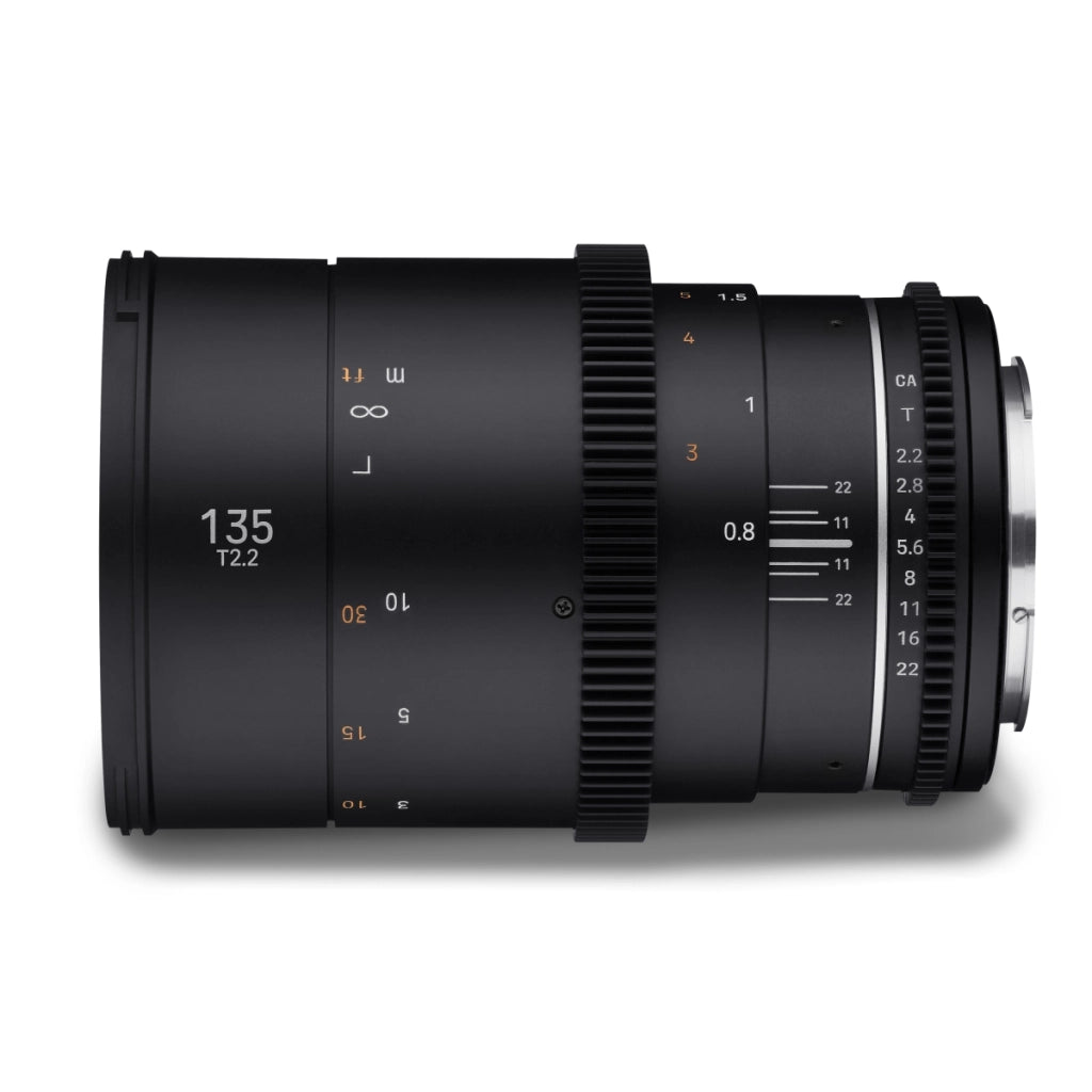 MF 135mm T2.2 VDSLR MK2 MFT - Obiettivo video Cine Teleobiettivo a focale fissa per fotocamere Micro Quattro Terzi, per Panasonic DC-GH5s DC-GH5 II BGH1 Olympus OM-D E-M1 Mark III