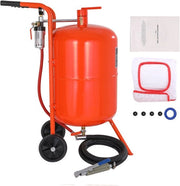 Zandstraler da 20 galloni, 60-110 PSI, kit di pulizia con 4 gettoni ceramici e separatore olio/acqua per rimuovere vernici, macchie e ruggine.