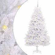 Albero di Natale | Decorazioni natalizie Artificiale con Rami Pieghevoli Bianco 210 cm