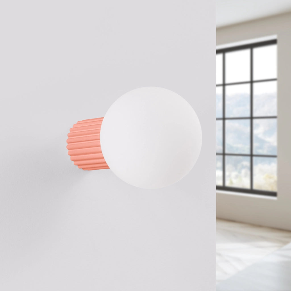 Applique Pure Lume SFERA pesca globo bianco G9 IP44