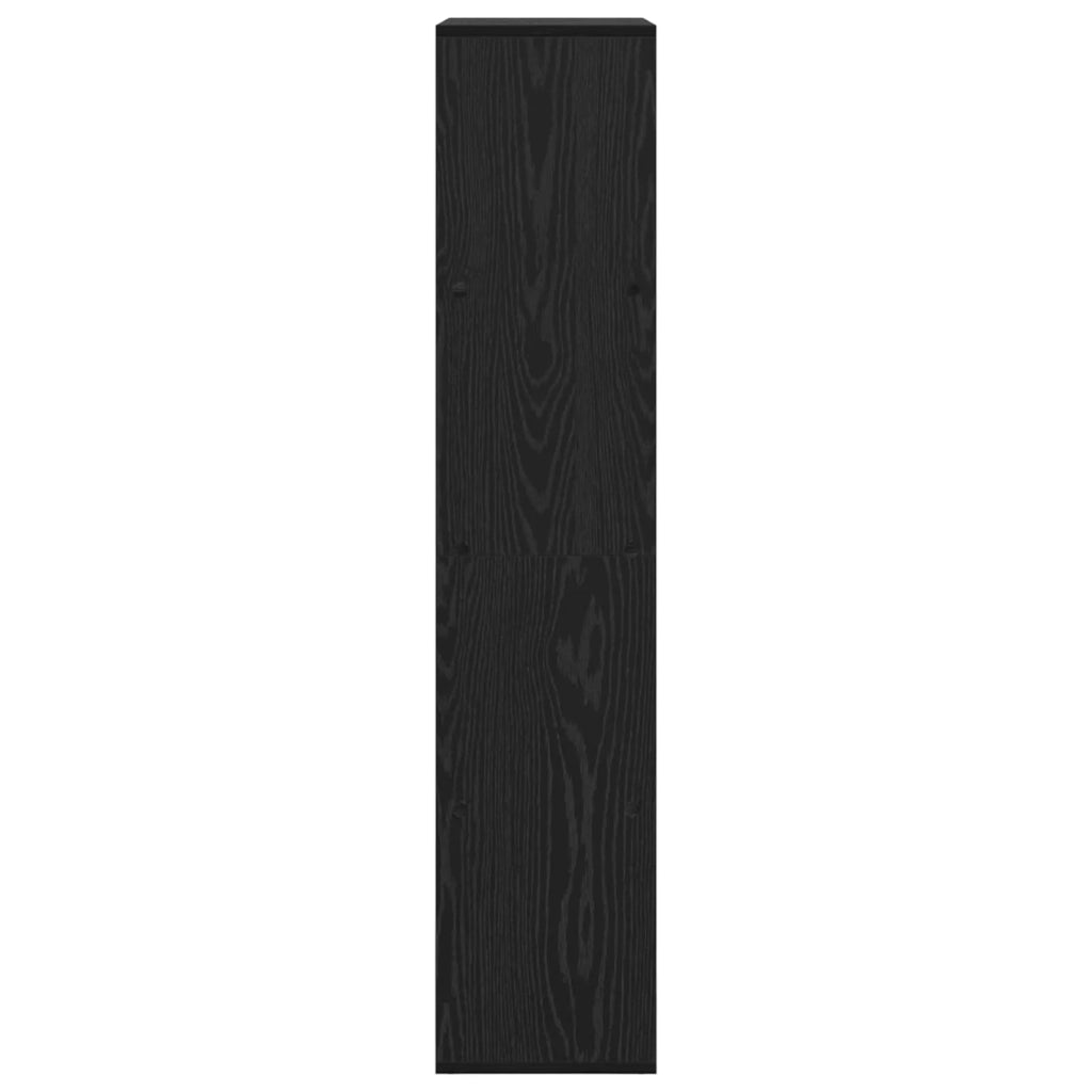 Armadio per Libri Rovere Nero 69,5 x 29 x 137,5 cm 879666