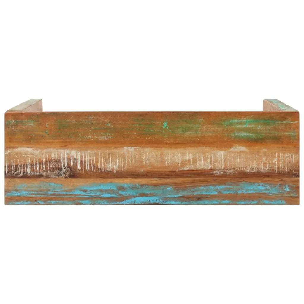 Tavolo Consolle | Tavolo d'Ingresso 110x35x76 cm in Legno Massello di Recupero