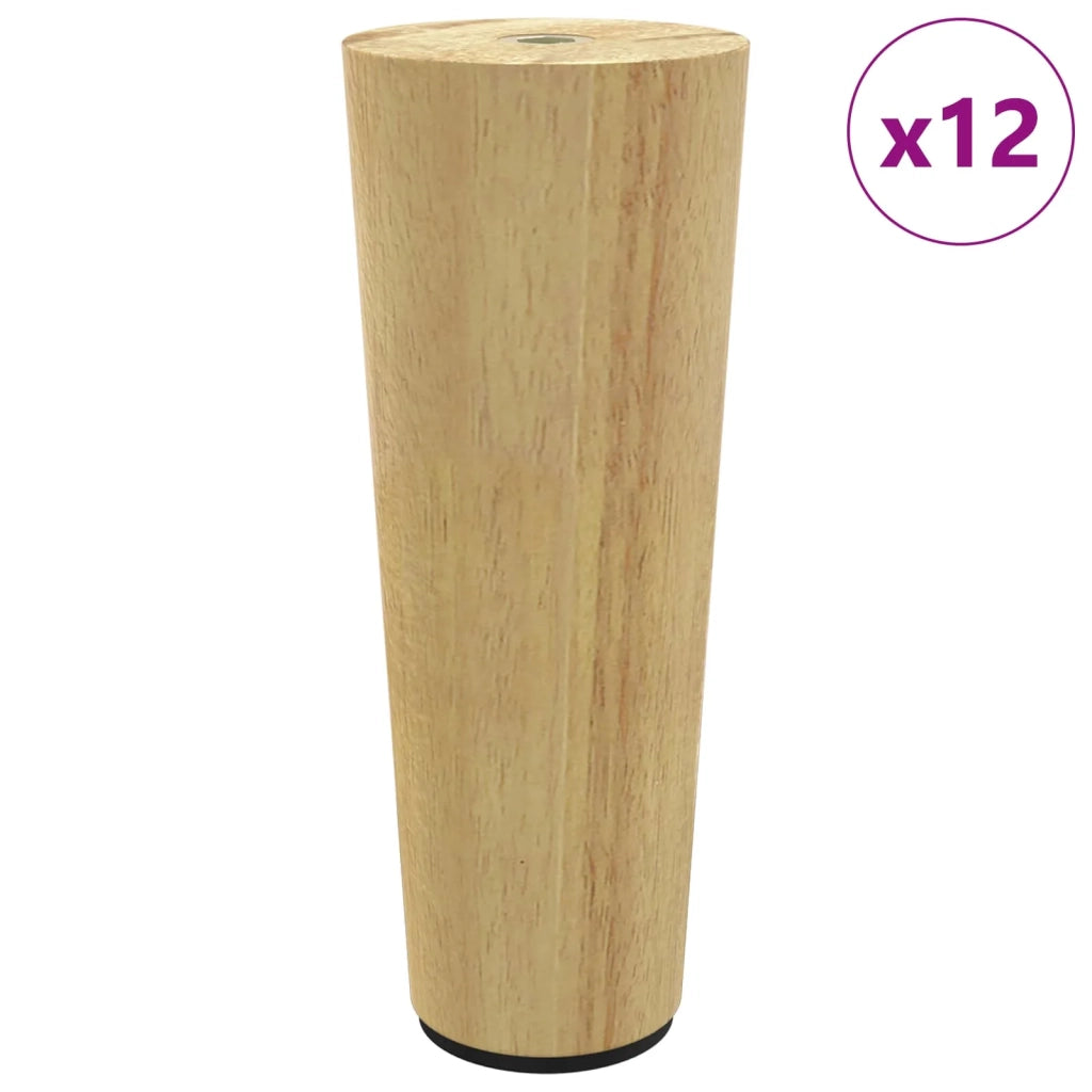 Piedini per mobili 12 pcs Marrone Ø 44 x 100 mm