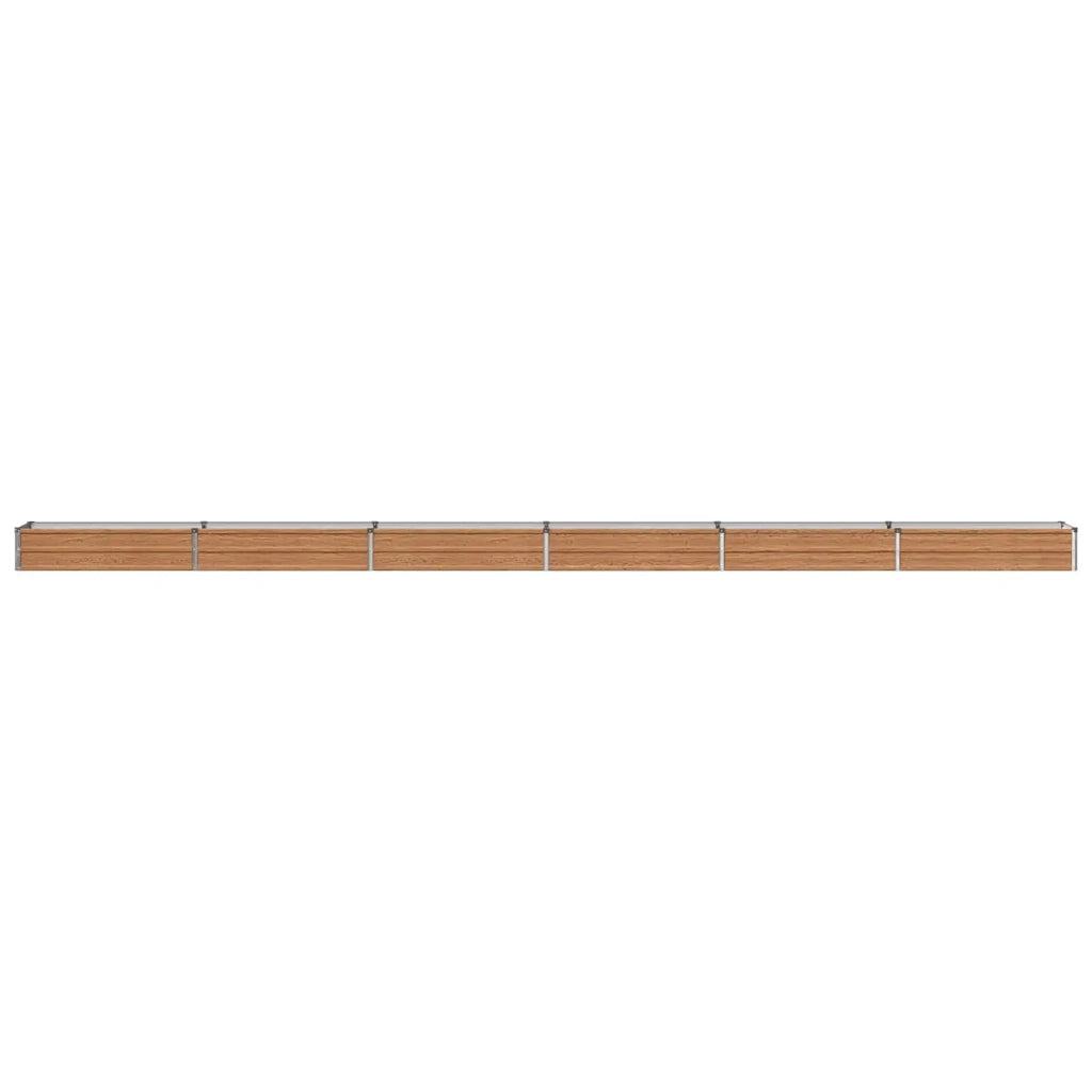 Letto rialzato da giardino Marrone legno 600 x 40 x 24 cm 8006372